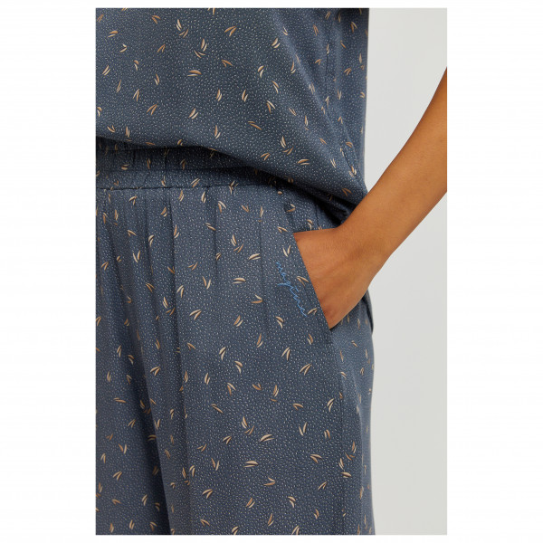 Mazine - Women's Printed Wide Leg Viscose Pants - Fritidsbyxa