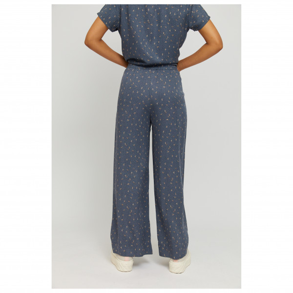 Mazine - Women's Printed Wide Leg Viscose Pants - Pantaloni tempo libero