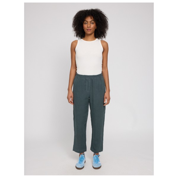 Mazine - Women's Straight Leg Linen Pants - Casual trousers