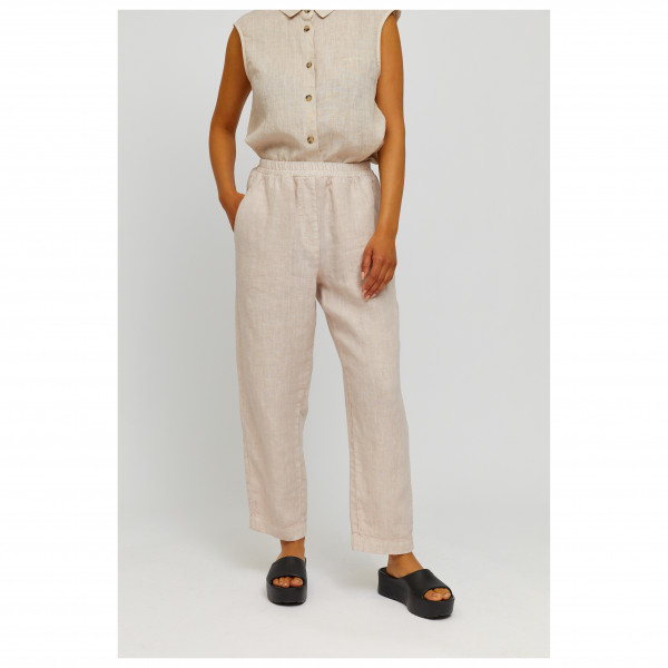 Mazine - Women's Straight Leg Linen Pants - Pantalones de ocio