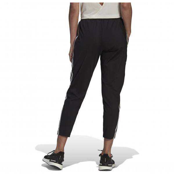 adidas - Women's Aeroready Knit Taped 3-Stripes Pants - Pantalones de deporte