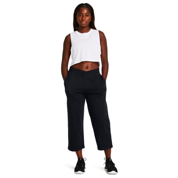 Under Armour - Women's Rival Terry Crop Wide Leg - Pantalones de deporte