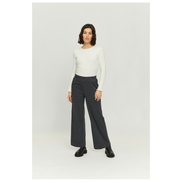 Mazine - Women's Wide Leg Jersey Knit Pants - Casual trousers