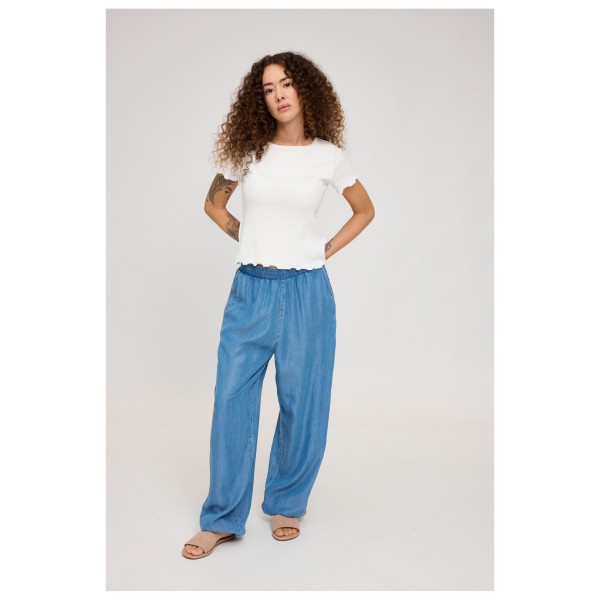 Mazine - Women's Denim Parachute Pants - Pantalones de ocio