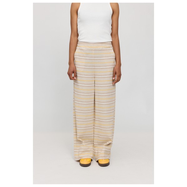 Mazine - Women's Striped Linen-Mix Pants - Pantalones de ocio