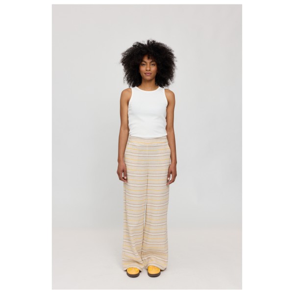 Mazine - Women's Striped Linen-Mix Pants - Pantalones de ocio