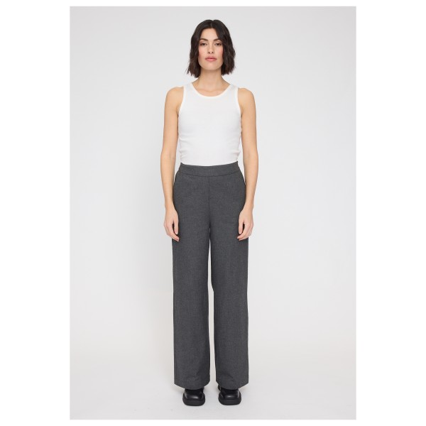 Mazine - Women's Wide Leg Flannel Pants - Casual trousers