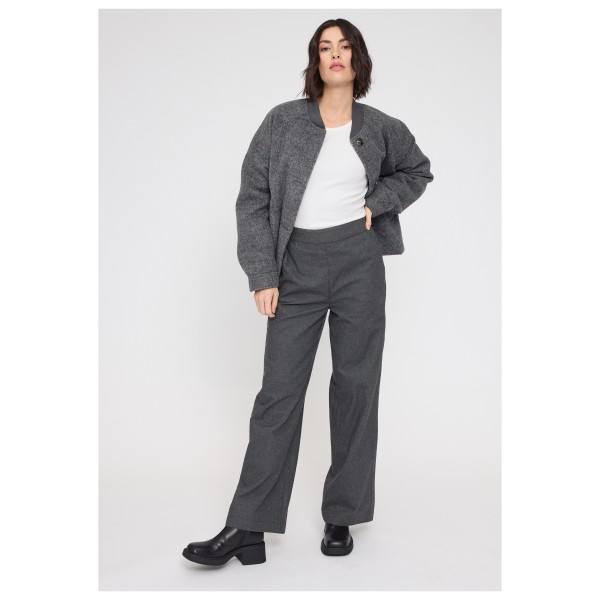 Mazine - Women's Wide Leg Flannel Pants - Casual trousers
