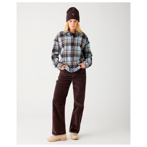 KnowledgeCotton Apparel - Women's Posey Wide Hi-Rise 14Wales - Pantalones de ocio