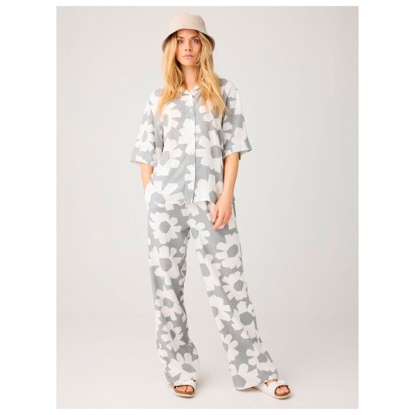 KnowledgeCotton Apparel - Women's Posey Linen-Mix Printed Pants - Freizeithose