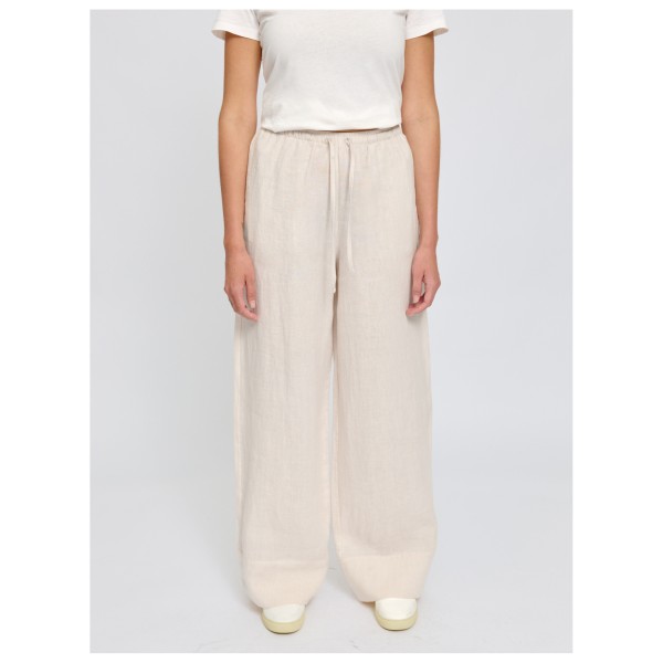 Mazine - Women's Drawstring Linen Pants - Fritidsbukser