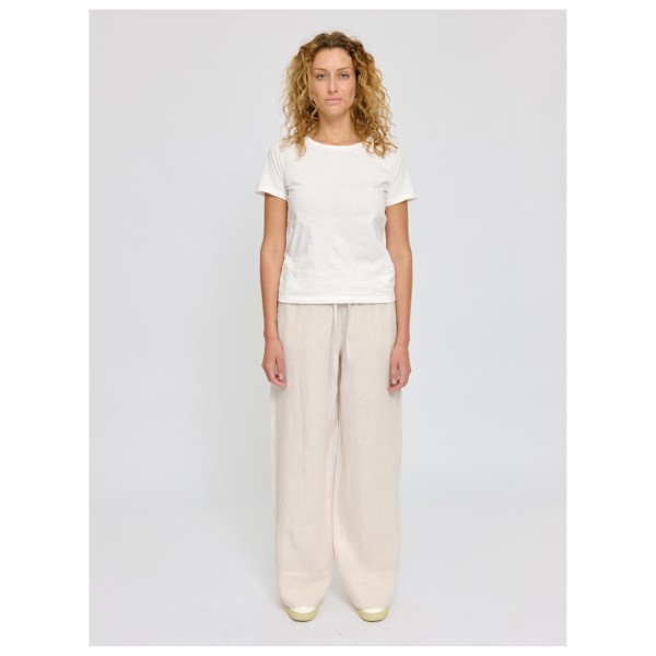 Mazine - Women's Drawstring Linen Pants - Fritidsbukser