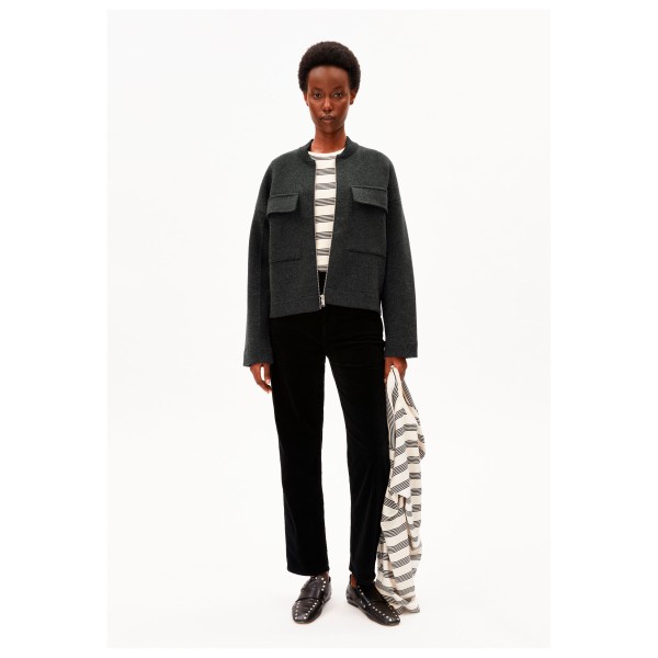 ARMEDANGELS - Women's Cotton-Wool Bomber Knit Jacket - Vrijetijdsjack