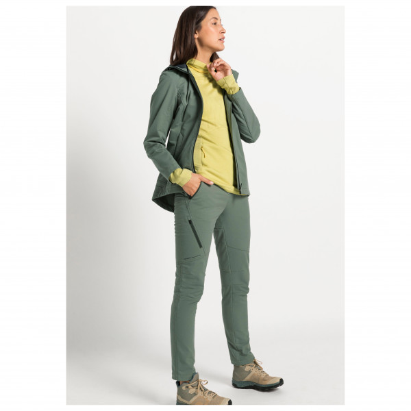 hessnatur - Women's Organic Cotton Softshell Pants Slim Fit - Pantalones de trekking