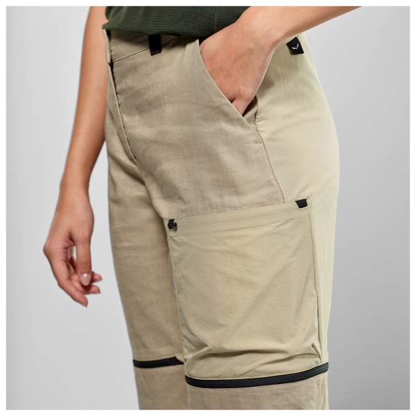 Salewa - Women's Puez Hemp DST 2/1 Pant - Pantaloni zip off