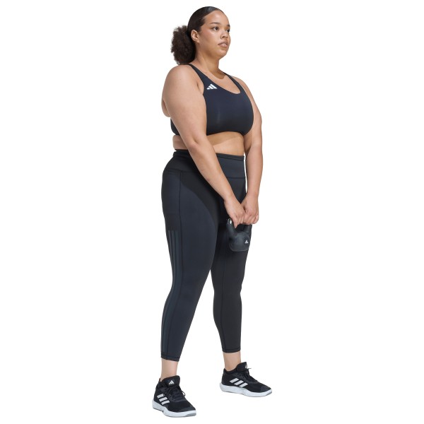 adidas - Women's Optime 3-Stripes 7/8 Pants - Legging