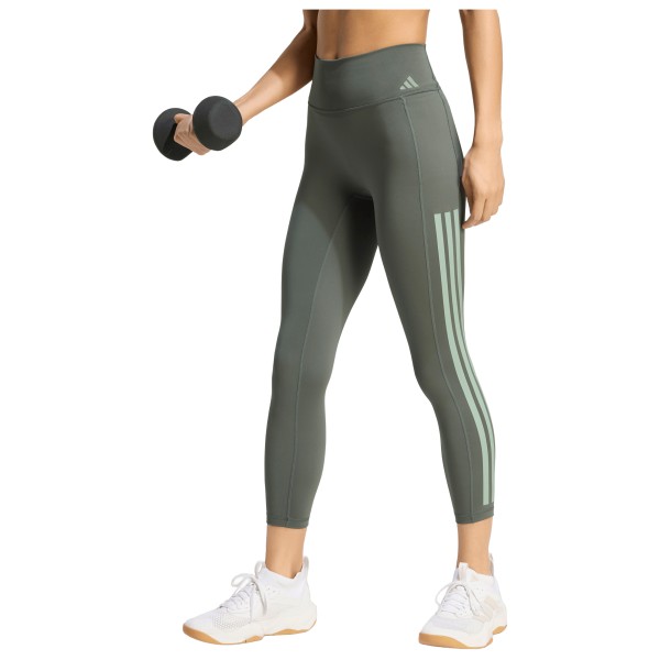 adidas - Women's Optimé Workout 3-Stripes 7/8 Leggings - Leggings