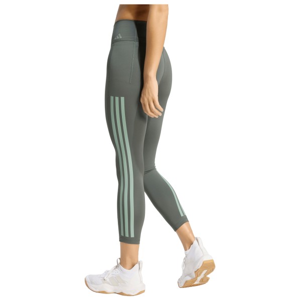 adidas - Women's Optimé Workout 3-Stripes 7/8 Leggings - Leggings