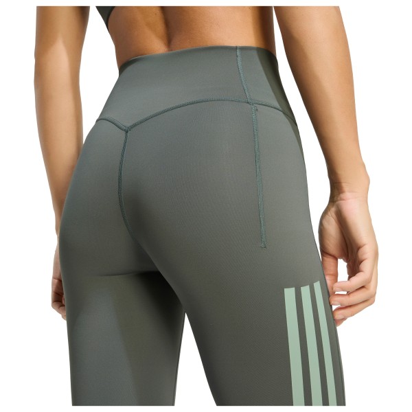 adidas - Women's Optimé Workout 3-Stripes 7/8 Leggings - Leggings
