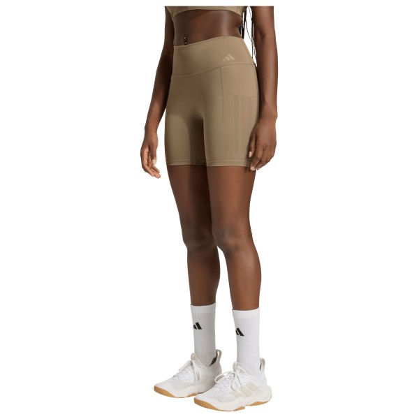 adidas - Women's Optimé Workout 3-Stripes Short Leggings - Leggings