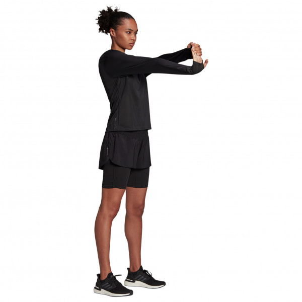 adidas - Women's Reebok Identity 3-Bars Two-In-One - Pantalones cortos de running