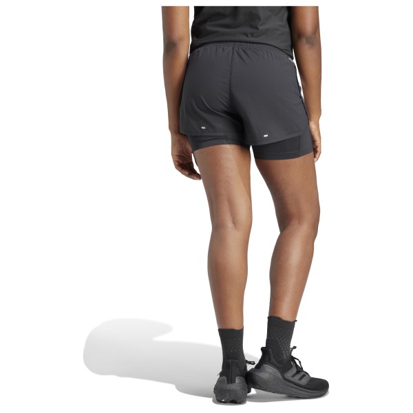 adidas - Women's Own The Run 3-Stripes 2in1 Shorts - Pantalones cortos de running