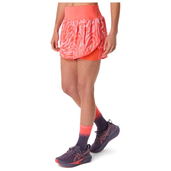 Asics - Women's Road All Over Print 2-n-1 3,5'' Short - Running shorts