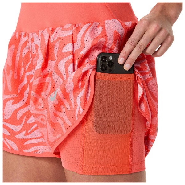 Asics - Women's Road All Over Print 2-n-1 3,5'' Short - Running shorts