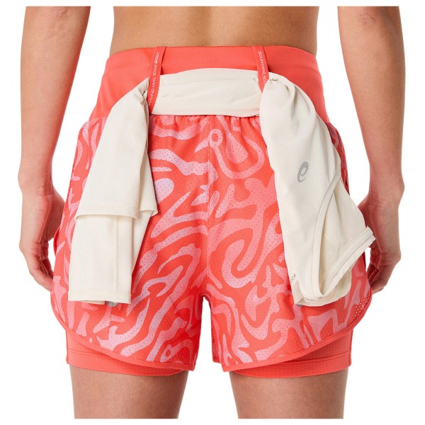 Asics - Women's Road All Over Print 2-n-1 3,5'' Short - Running shorts