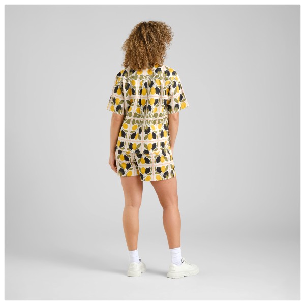 DEDICATED - Women's Shorts Aspudden Lemon Tiles - Pantalones cortos