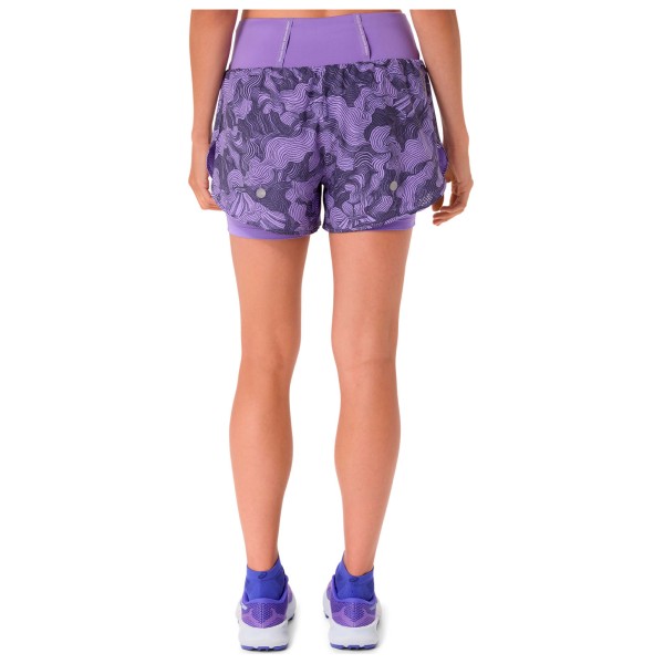 Asics - Women's Road All Over Print 2-N-1 3.5'' Short - Laufshorts