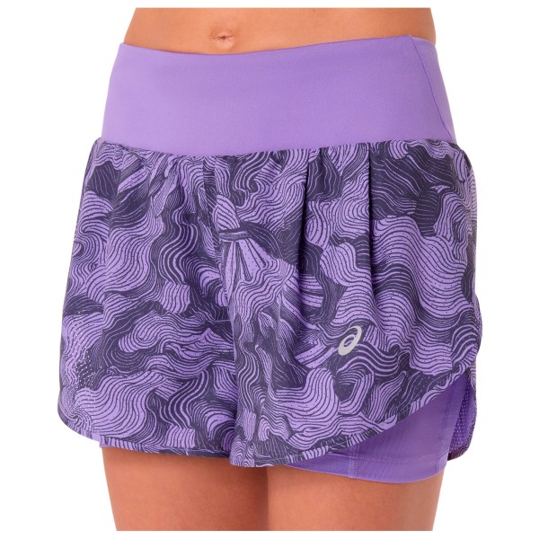 Asics - Women's Road All Over Print 2-N-1 3.5'' Short - Laufshorts