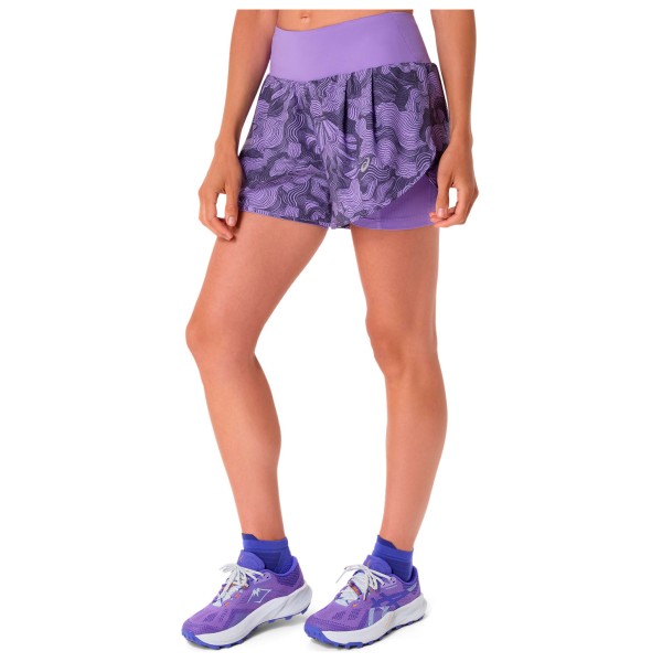 Asics - Women's Road All Over Print 2-N-1 3.5'' Short - Running shorts