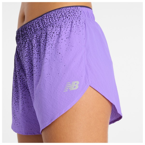 New Balance - Women's RC Ultra Light Printed Short 3'' - Juoksushortsit