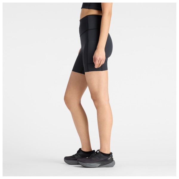 New Balance - Women's Sleek Storage Race Short 6'' - Pantalones cortos de running
