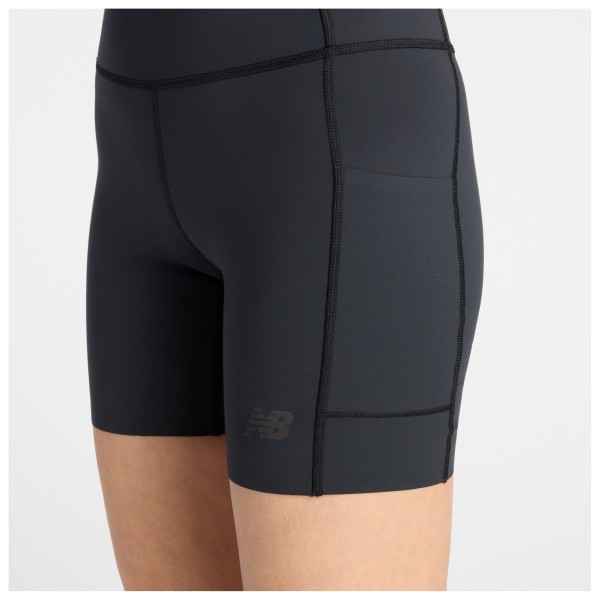 New Balance - Women's Sleek Storage Race Short 6'' - Running shorts