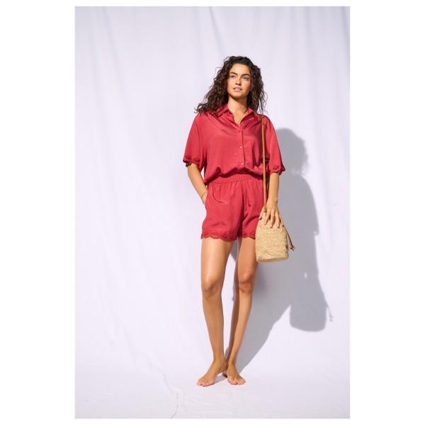 Watercult - Women's Shorts with Embroidery - Pantalones cortos