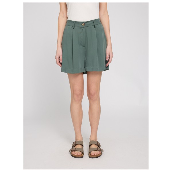 Mazine - Women's Pleated Viscose Shorts - Shorts