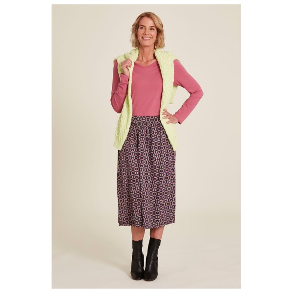 Tranquillo - Women's Ecovero Medium-Length Skirt - Nederdel