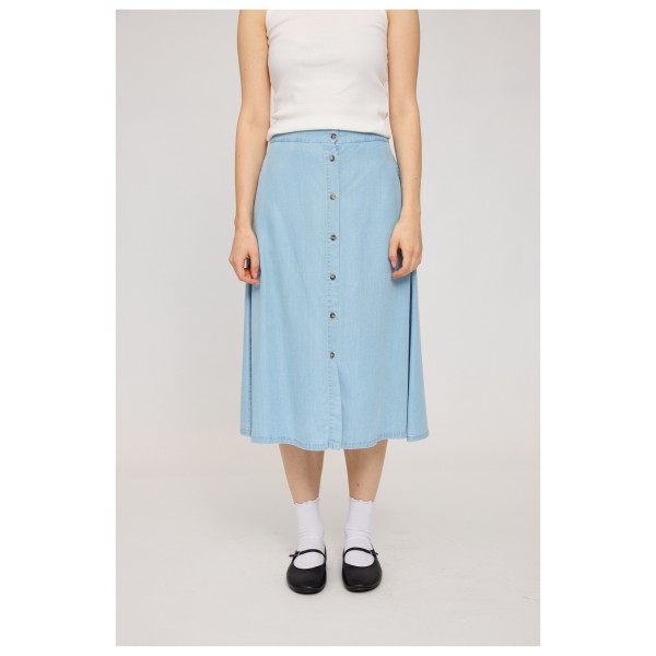 Mazine - Women's Denim Midi Skirt - Skirt