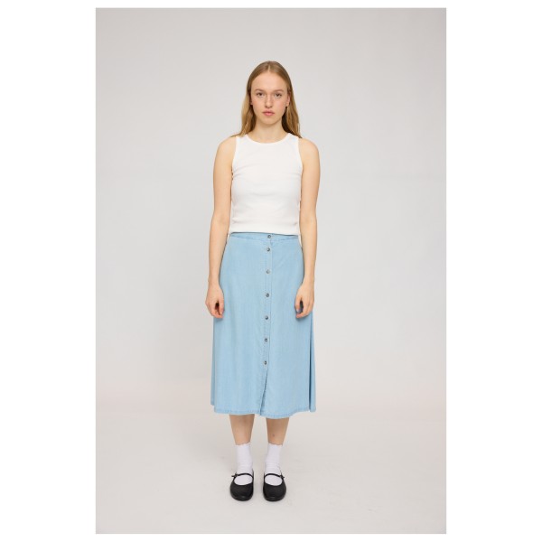 Mazine - Women's Denim Midi Skirt - Skirt