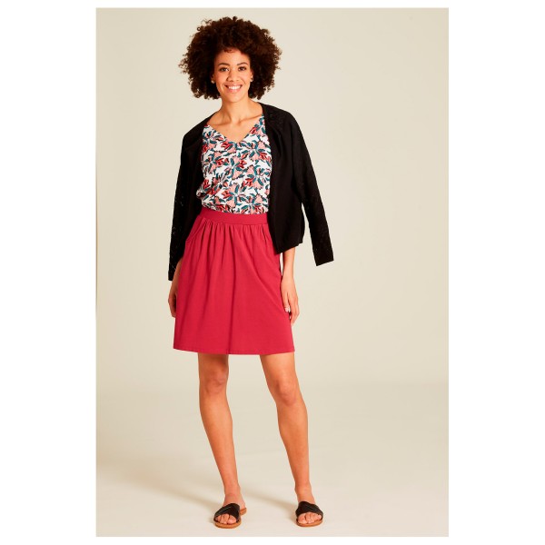 Tranquillo - Women's Jersey Skirt with Pockets - Kjol