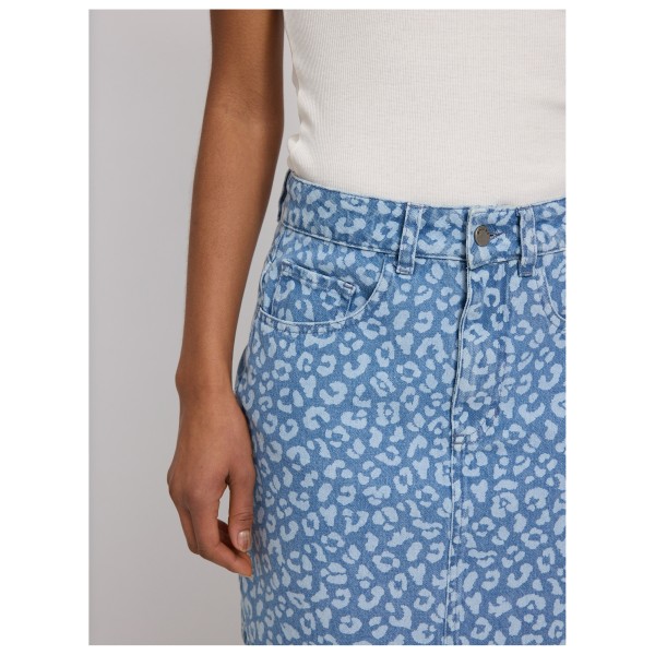 Mazine - Women's Printed Denim Mini Skirt - Jupe