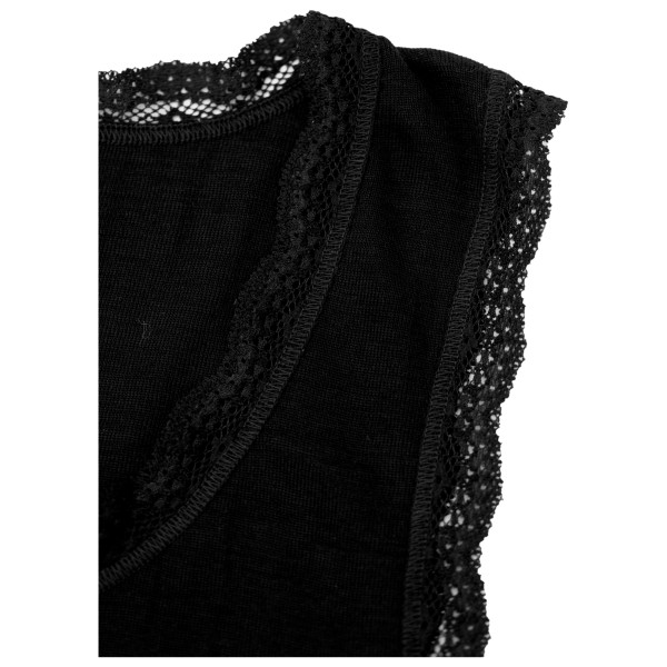 Engel - Women's Tank Top with Lace - Merino base layer