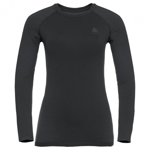 ODLO FUNDAMENTALS PERFORMANCE WARM WOMEN Dark Sapphire / Beetroot Purple crew neck l/s maglia termica » Sportclub Online Shop
