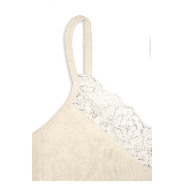 Engel - Women's Top with Lace - Silkeundertøj