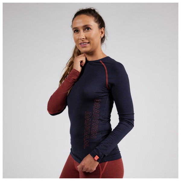 Ein schöner Fleck Erde - Women's Merino L/S Draussen zu Hause. - Camiseta de manga larga