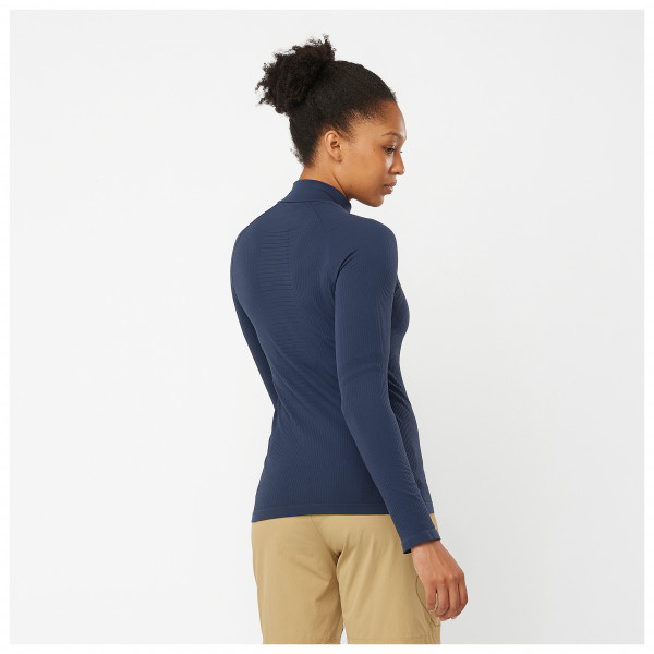 Salomon - Women's Essential Seamless Halfzip Base - Syntetisk undertøj
