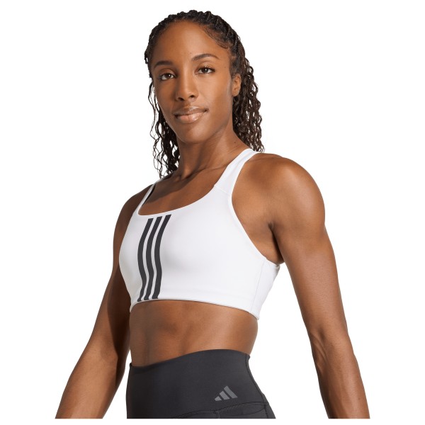 adidas - Women's Optime 3-Stripes MS Bra - Sports bra