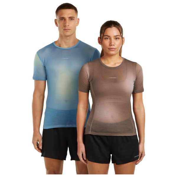 Icebreaker - Women's Merino 75 CL Featherlight S/S Crewe AOP - Funktionströja